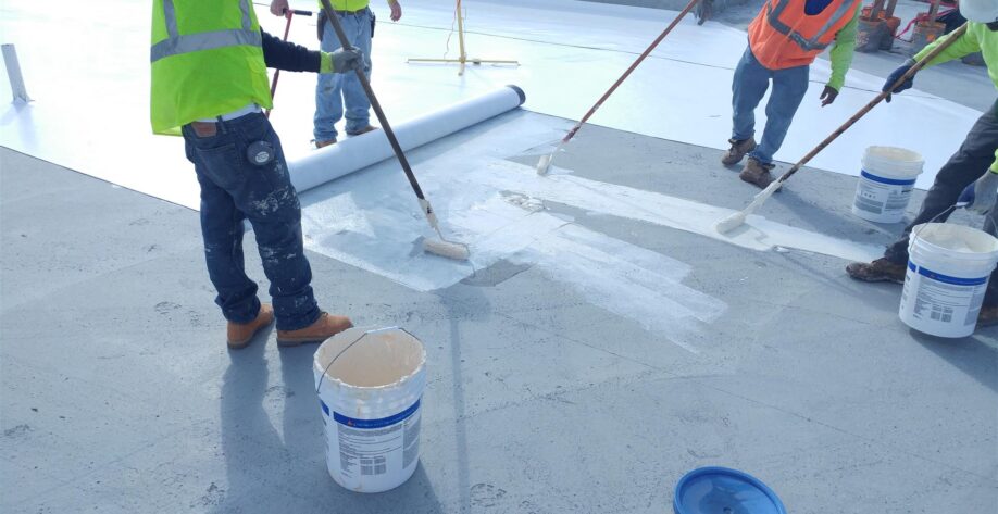 Single-Ply Roof Installation