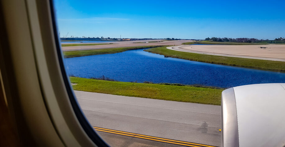 News Airplane Window